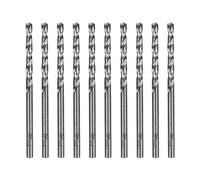 3mm 10pcs M35 HSS Gold Cobalt Jobber Drill Bit Set, Metric High Speed Steel Drill Bit Set for Drilling Stainless Steel & Hard Metal, Cast Iron, Copper, Aluminum