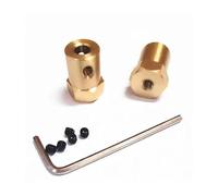 3mm/4mm/5mm/6mm/7mm/8mm Brass Rigid electronic starter Shaft Coupling Coupler electronic starter Transmission Connector with Screws Wrench(Short Type 4mm)