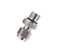 3mm 6mm 8mm 10mm 1/8"-1" Inch Tube to 1/8" 1/4" 3/8" 1/2" 3/4" BSPP Male Compression Union 316 Stainless Steel Pipe Fitting(1I2 Inch-BSPP3I8)