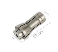 3mm 6mm Pneumatic Engraving Machine Chuck Collet Clamp Head for Grinding Tools, Alloy Material, Gray, 27 x 10mm(3mm)