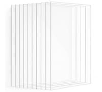 3mm A3 Acrylic Sheet Clear Plastic Sheets Transparent Acrylic Panels Boards Perspex for Crafting Painting Picture Frame Display Laser Cutting - 420 x 297mm (6, A3)