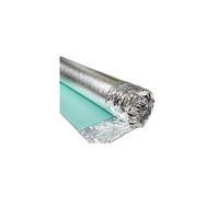 3mm Acoustic Silver Underlay for Wood or Laminate Flooring - Foil Damp
