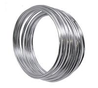 3mm Aluminium Wire 9 Gauge - 5m Silver Roll - Thick Bendable Craft Wire 3mm - Metal Wires for Sculpting, Armatures, Modelling, Bonsai Training and Wreath Frames