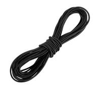 3mm Black Elastic Cord, 10 Meter Bungee Shock Cords Round Stretchy Cord Bungee Rope for Bikes,Tie Downs, Boating, Camping, Sewing, DIY, Mask, Drawstring