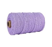3mm Colorful Cotton Cord Rope Thread Twisted Macrame String DIY Home Wedding Decoration Supply 110yards(Color21)