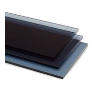 3mm Colour Acrylic Sheet Plastic A5 / A4 / A3 Cut to Size (Colour Tint - Mid Grey 9T20, A5-148mm x 210mm)