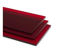 3mm Colour Acrylic Sheet Plastic A5 / A4 / A3 Cut to Size (Colour Tint - Red 4401, A5-148mm x 210mm)