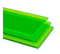 3mm Colour Acrylic Sheet Plastic A5 / A4 / A3 Cut to Size (Fluorescents - Galaxy Green 3156, A3-297mm x 420mm)