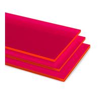 3mm Colour Acrylic Sheet Plastic A5 / A4 / A3 Cut to Size (Fluorescents - Tula Pink R6145, A3-297mm x 420mm)