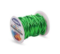 3mm Craft Wire, Green Aluminum Craft Wire, Jewelry Wire for DIY Sculptures, Modeling, Jewelry Making, Floral Crafting and Wire Weaving (Green, 10 Meters)