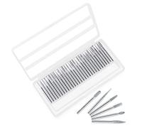 3mm Diamond Drill Bit 30 Pieces Diamond Burrs for Engraving, Milling Cutter Set with 3mm Shaft, 150 Grit