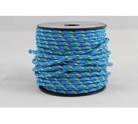 3mm Evolution Performance Rope Mini Spool, Approx 17m Length, Low Stretch Polyester Cord, 16 Plait Durable Cover, Suitable for Control Lines, Halyards and General Purpose Use,Colour - Blue