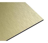 3mm Gold Brushed ACM Aluminium Composite Sheet (2440mm x 1220mm)