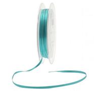 3mm Green Satin Ribbon 3 Pack - Teal