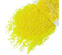 3mm Lemon Yellow AB Resin Rhinestones for Crafting Citrine Flatback Jelly Stones No-Hotfix Diamonds Gems Charms Supplies for Nails Face Eyes Makeup Body Tumblers DIY Crafts Decor Shoes