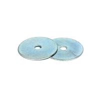 (3mm) M3 x 12mm Penny Repair Washers Mudgaurd Washer Steel Bright Zinc Plated - (Pack of 50pcs)