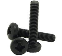 3mm / M3 x 25 POZI PAN Head Machine Screws ZINC Plated Black POSI Bolts DIN 7985-20 Pack