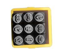 3mm Metal Letter Number Punches Carbon Steel Stamper Embossing Tool For Jewelry Making Leather Engraving Metal Letter Stamper
