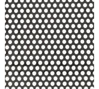 3mm Mild Steel Round (3mm Hole x 5mm Pitch x 1mm Thick) Perforated Sheet Plate (400 x 500mm Sheet)