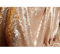 3mm MINI Sequin Fabric material, Iridescent Sparkling Glitter Sequins, Mermaid Fish Tail Paillettes 1 way stretch - 120cm wide (sold by the metre) (CHAMPAGNE)