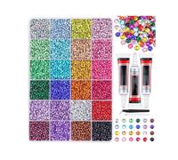 3mm Mixed AB Resin Rhinestones, Jelly Flatback Crystals Bedazzling Kit with Glue for Nail Art, DIY Crafts, Phone Case Decoration and Sparkly Fashion Accessories, Multi (24 Colors/30000 Pcs)