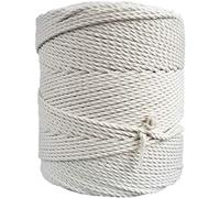3mm Natural Cotton Cord 1345 feet Macrame Rope 448 Yard DIY String Craft, Plant Hanger, Wall Hanger Rope (3mm x 410m (About 448 yd.))