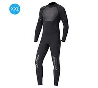 3mm Neoprene Nylon Long Sleeve Diving Wetsuit One Piece Diving Suit for Men Women Super Elastic Comfortable Warm UV Protection for Water Sports Swimming Surfing Snorkeling Spear (XXL)