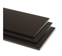 3mm Plexiglass Black Gloss Cast Acrylic Plastic Sheet Panel with Finished Polished Edges A4-21cm x 29.7cm