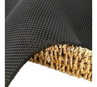 3MM Rainforest Water Tank Plant Epiphytic Mesh Moss Growth Cotton Fabric Planted Growth Cotton Moisturizing Fiber Air Net Cloth (Black, 1.0MX1.5M)