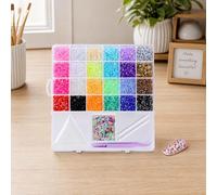 3mm Resin Rhinestones Bedazzling Kit for Nail Art Phone DIY Decor | AB Color Shiny Flatback Gems, 24 Vibrant Colors, with DIY Tools for Clothing Shoes Crafts Decoration