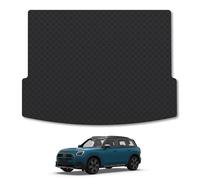3mm Rubber Boot Liner for Mini Countryman (2024+) Boot Mat Protector Anti-Slip Durable Waterproof CAD Laser Cut Tailored Fit Pet Dog Friendly Accessory Black All-Weather Protection