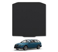 3mm Rubber Boot Liner for Skoda Octavia-Scout (2014-2020) [Non-Adjustable Boot Floor] Boot Mat Protector Anti-Slip Durable Waterproof CAD Laser Cut Tailored Fit Pet Dog Friendly Accessory Black