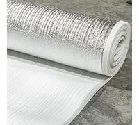 3mm Silver Acoustic Underlay Wood Laminate SPC Flooring Comfort Insulation (Underlay, 100, Square Metres)