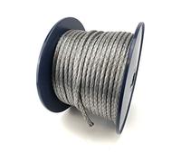 3mm Silver Dyneema SK75 12 Strand Rope x 10 Metre Length