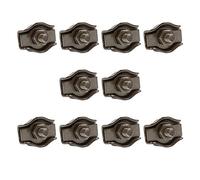 3mm Simplex Wire Rope/Cable Clamp Grips 10 Pack 316 Marine Stainless Steel