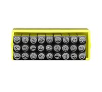 3mm Steel Letter/Number Set, Leather Embossing Tool for Jewelry Crafting & Leather Stamping Projects Green Steel Letter Punches