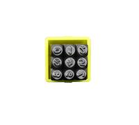 3mm Steel Letter/Number Set, Leather Embossing Tool for Jewelry Crafting & Leather Stamping Projects Steel Number Punches for