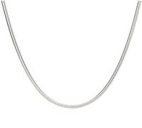 3mm sterling silver 925 Italian round link SNAKE CHAIN necklace bracelet anklet with lobster claw clasp fits Pandora charms - inch 26"/65cm