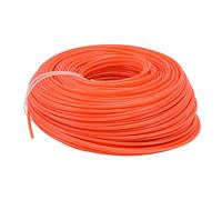 3mm String Trimmer Line Nylon Durable Round Replacement Wire Cord for Lawn Mower and String Trimmers Orange 120m 393.7ft 985g