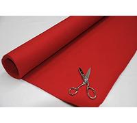 3mm Thick Acrylic Felt Baize Craft Poker Fabric Material Cherry, 1Mtr - 150cm x 100cm