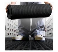 3mm Thick Insulating Rubber Mat, 6kv Electrical Insulation Mat High Voltage Resistant, Cuttable Factory Workshop Worker Electric Shock Protection Matting(Black-3mm,1x6m/3.3x19.7ft)