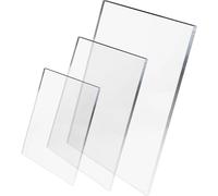 3mm Thickness Bespoke Clear Acrylic Sheet 1000mm x 500mm Laser Cut To Size Plastic Replacement Sheet Safety Window Shed Sheets