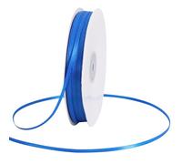 3mm x 183 m Royal Blue Thin Solid Satin Ribbon Spool Double Face Woven Polyester Fabric Ribbons for Crafts Hanging Tags Invitation Card Balloons Bouquet Hair Gift Wrapping Party Decoration