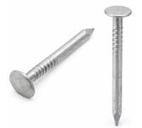 3mm x 20mm Galvanised Roof Nails Large Head Felt Clout Bright Finish Felt Tacks (Pack of 100) - D11B 3x20_100