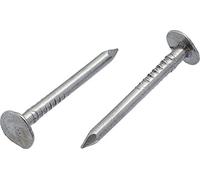 3mm x 35mm Galvanised Roof Nails Large Head Felt Clout Bright Finish Felt Tacks (Pack of 100) D11B
