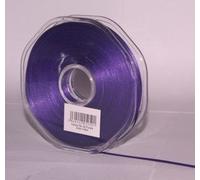 3mm x 50m PURPLE double faced satin ribbon more colours & widths instore