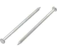 3mm x 80mm Ring Shank Steel Nails Galvanised (Pack of 100) - N12A 3x80_100
