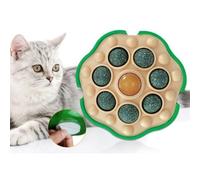 3MNSCD Interactive Cat Catnip Toy Cats Sugar Treat Lick Ball Sticky Wall Enrichment Balls for Cats Healthy