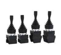 3MOG7Y1 1 PCS 30mm Monolever Rocker Cross Switch Joystick Switch Momentary 2/4 Positions 2no 4no Self-Reset Self-Locking Hkc Series