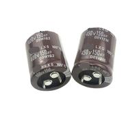 3MOG7Y1 1 PCS Black Audio Filter Aluminum Electrolytic Capacitor 400v 450v 150uf 400v150uf 450v150uf 2 Pin Diverse Volumes